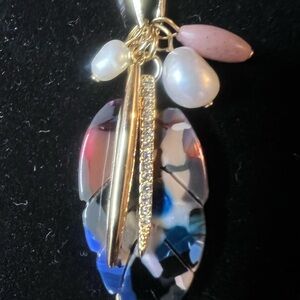 Stella & Dot Esmeralda Charm Pendant Necklace